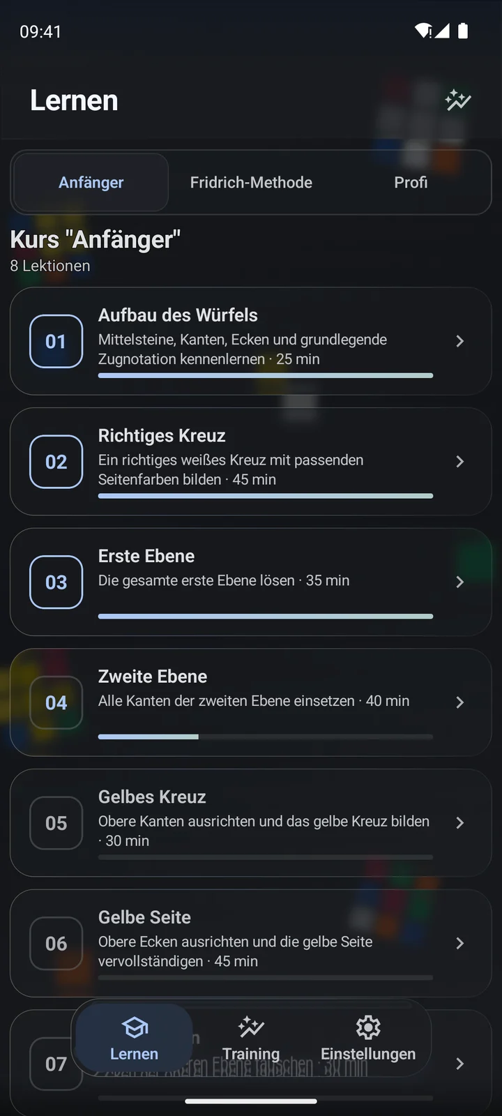 Cubiq · Vom Anfänger bis zu fortgeschrittenen Techniken · Deutsch