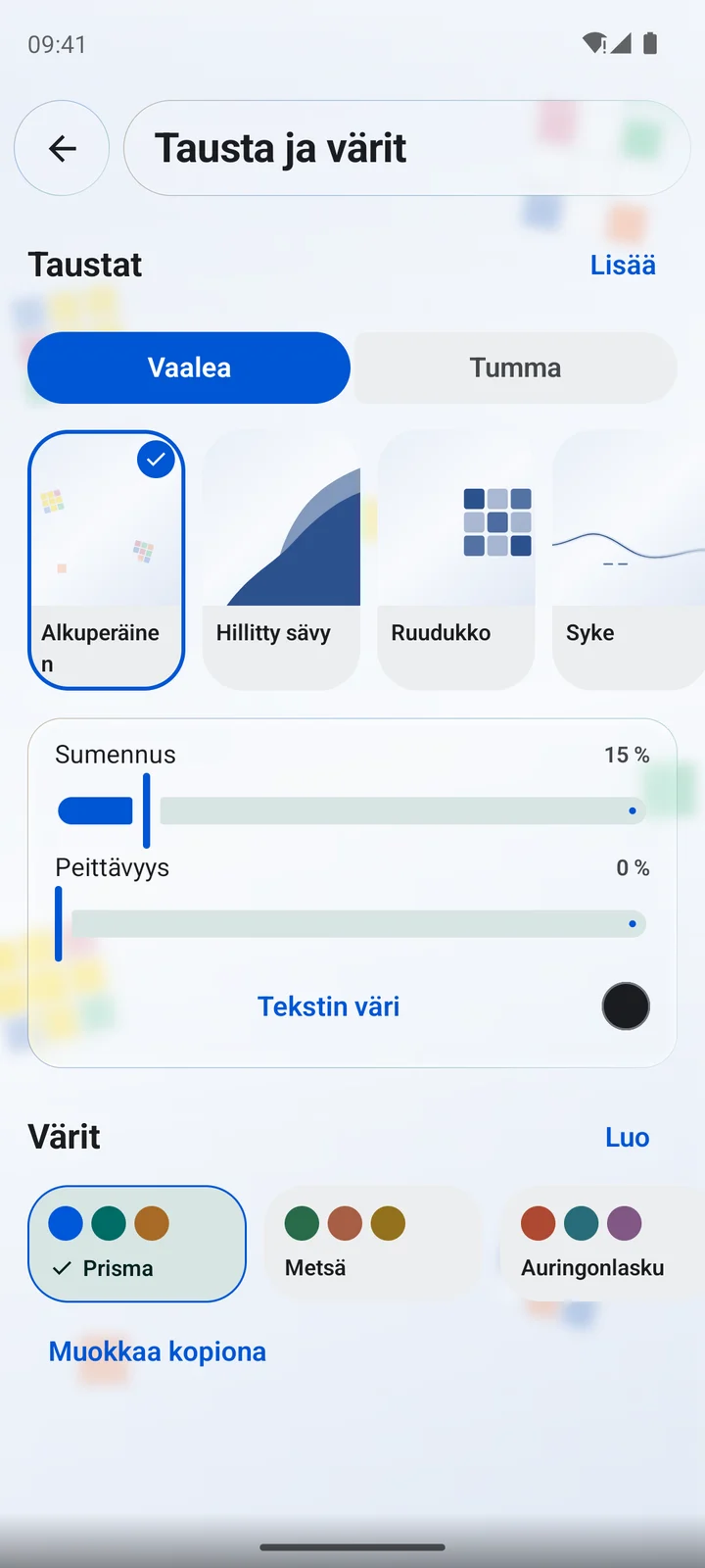 Cubiq · Oma ulkoasu · Suomi