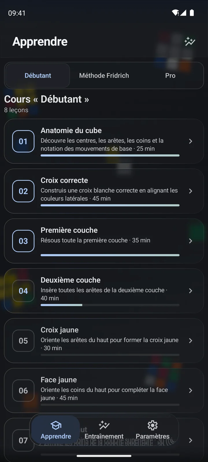 Cubiq · Du débutant aux techniques avancées · Français