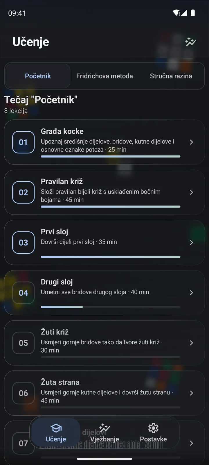 Cubiq · Učenje od početnika do naprednih tehnika · Hrvatski