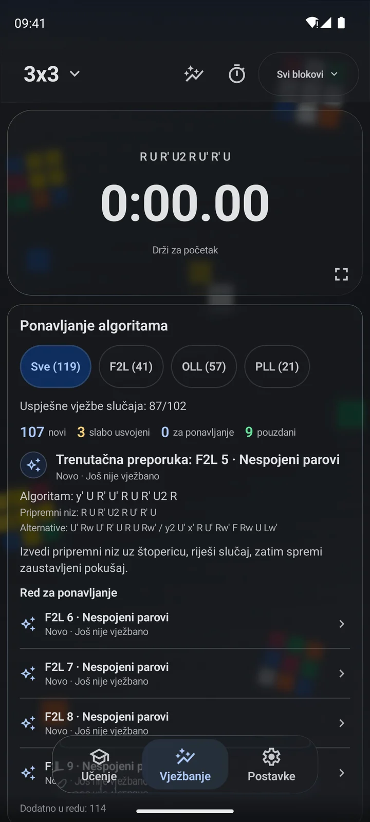 Cubiq · Vježbanje algoritama i faza · Hrvatski
