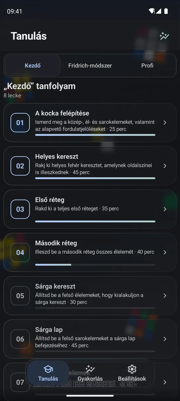 Cubiq · Tanulás a kezdő szinttől a haladó technikákig · Magyar