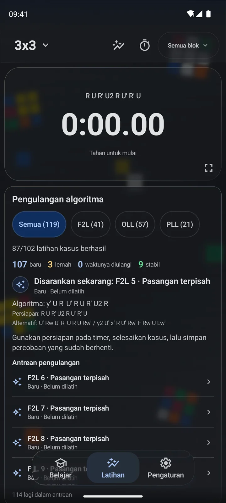 Cubiq · Latihan algoritma dan tahap penyelesaian · Bahasa Indonesia