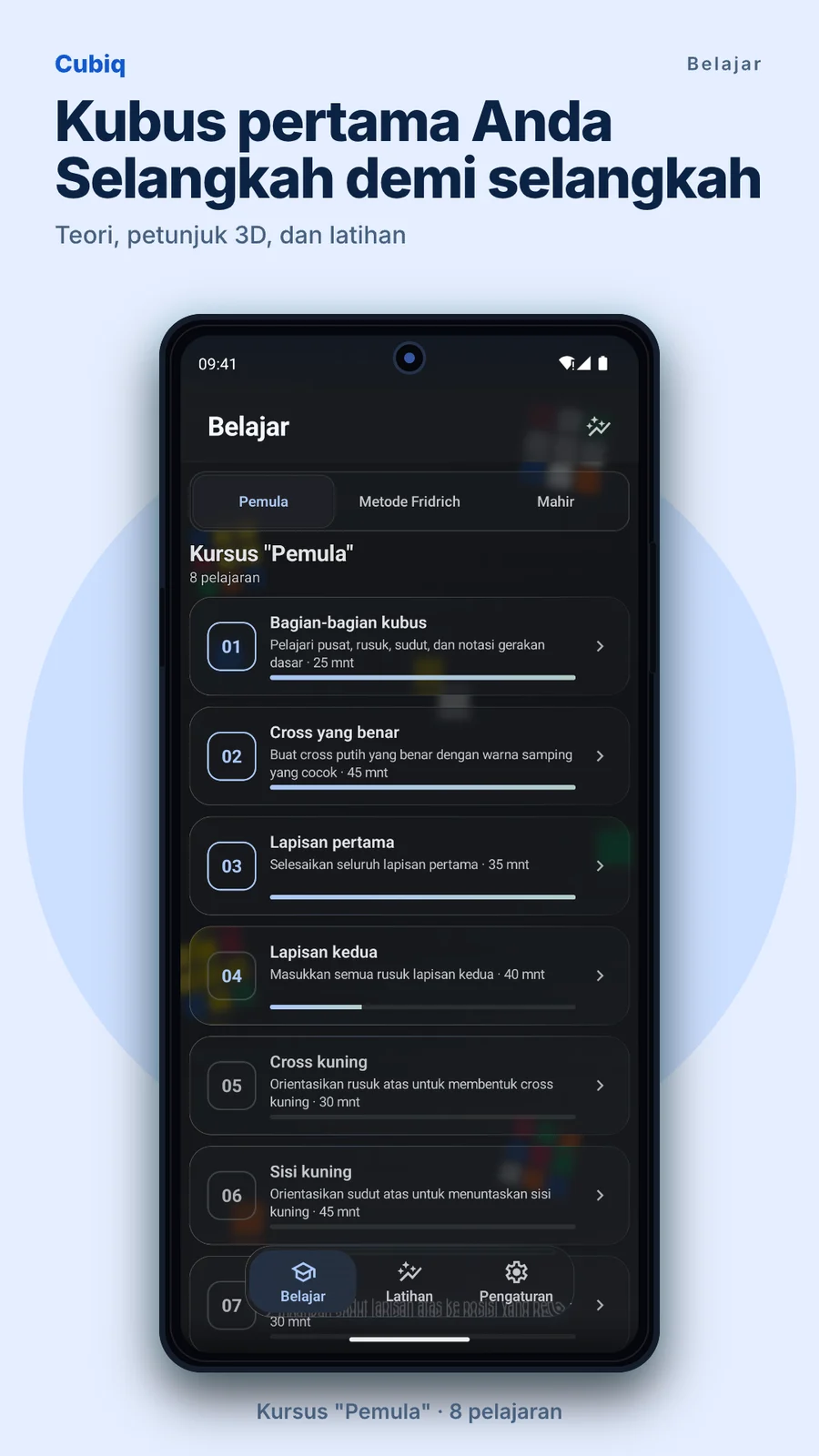 Cubiq · Dari pemula hingga teknik lanjutan · Bahasa Indonesia