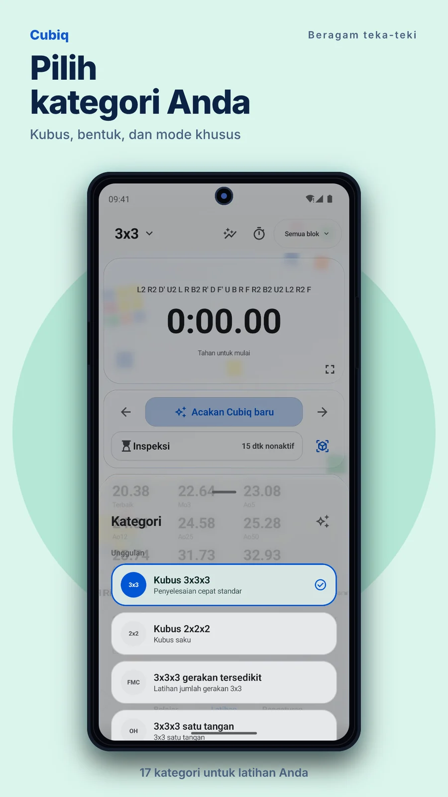 Cubiq · Semua 17 kategori · Bahasa Indonesia