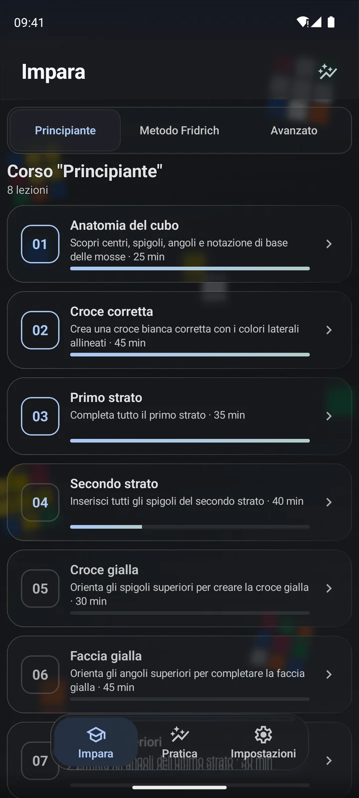 Cubiq · Dalle basi alle tecniche avanzate · Italiano