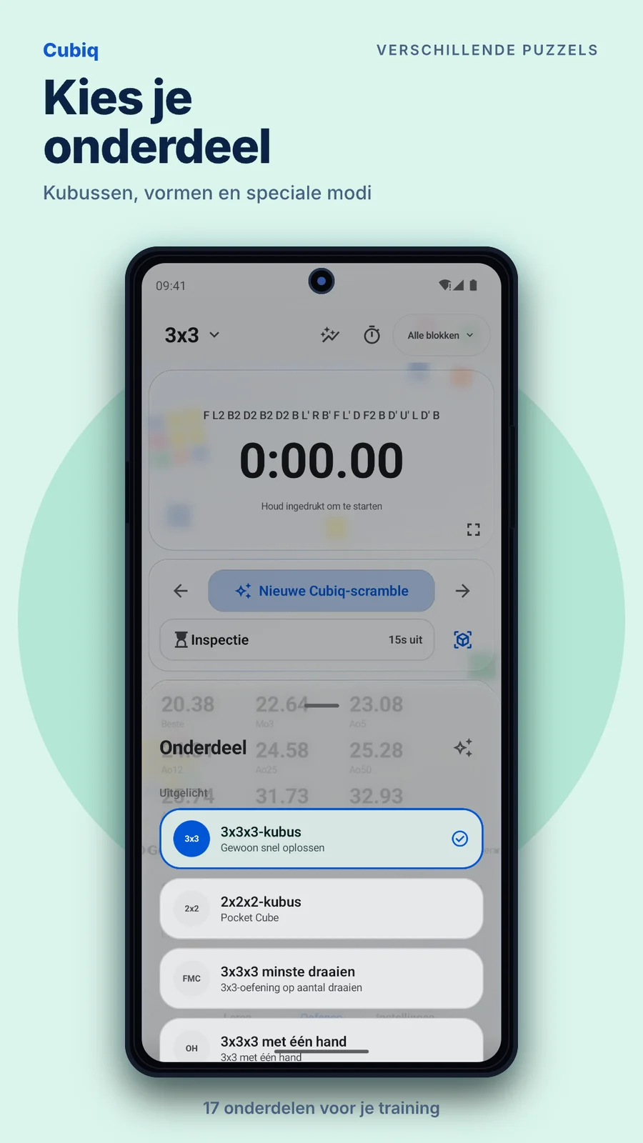 Cubiq · Alle 17 onderdelen · Nederlands