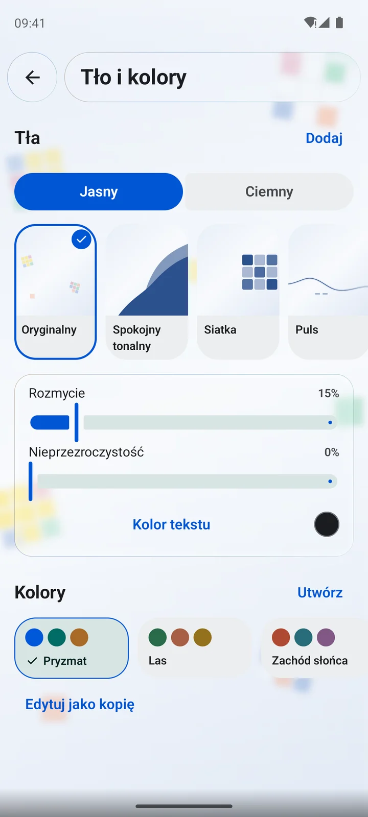 Cubiq · Własny wygląd · Polski