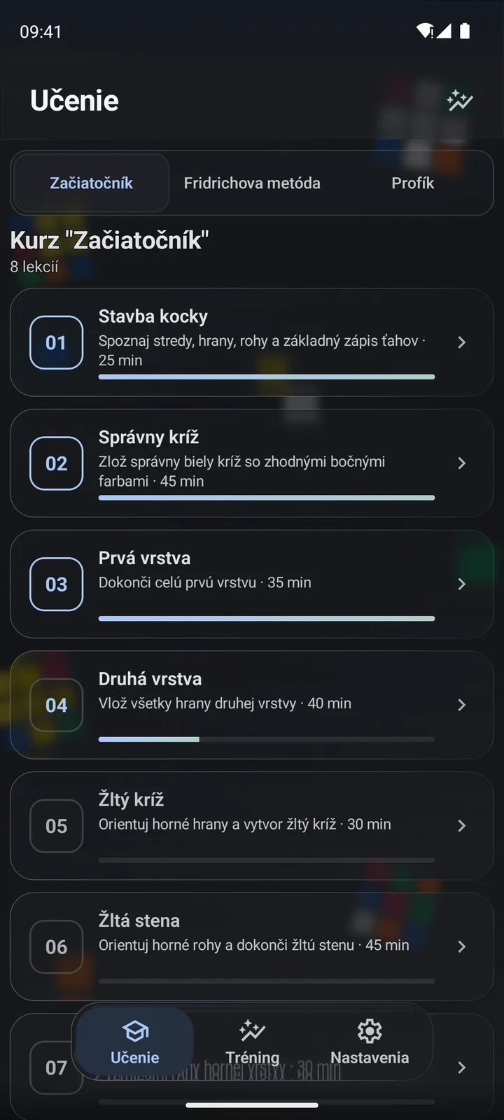 Cubiq · Učenie od začiatočníka po pokročilé techniky · Slovenčina