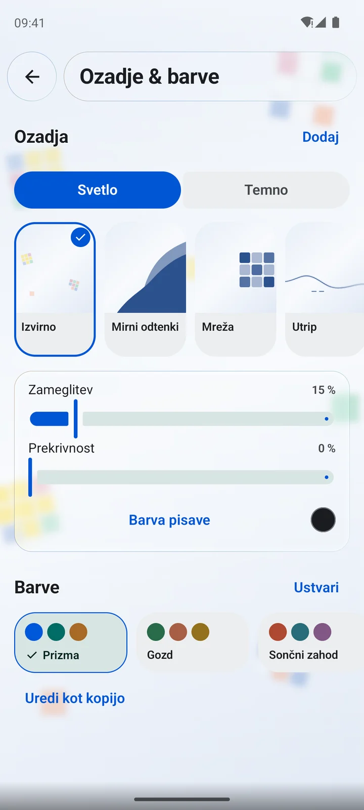 Cubiq · Lastni videz · Slovenščina