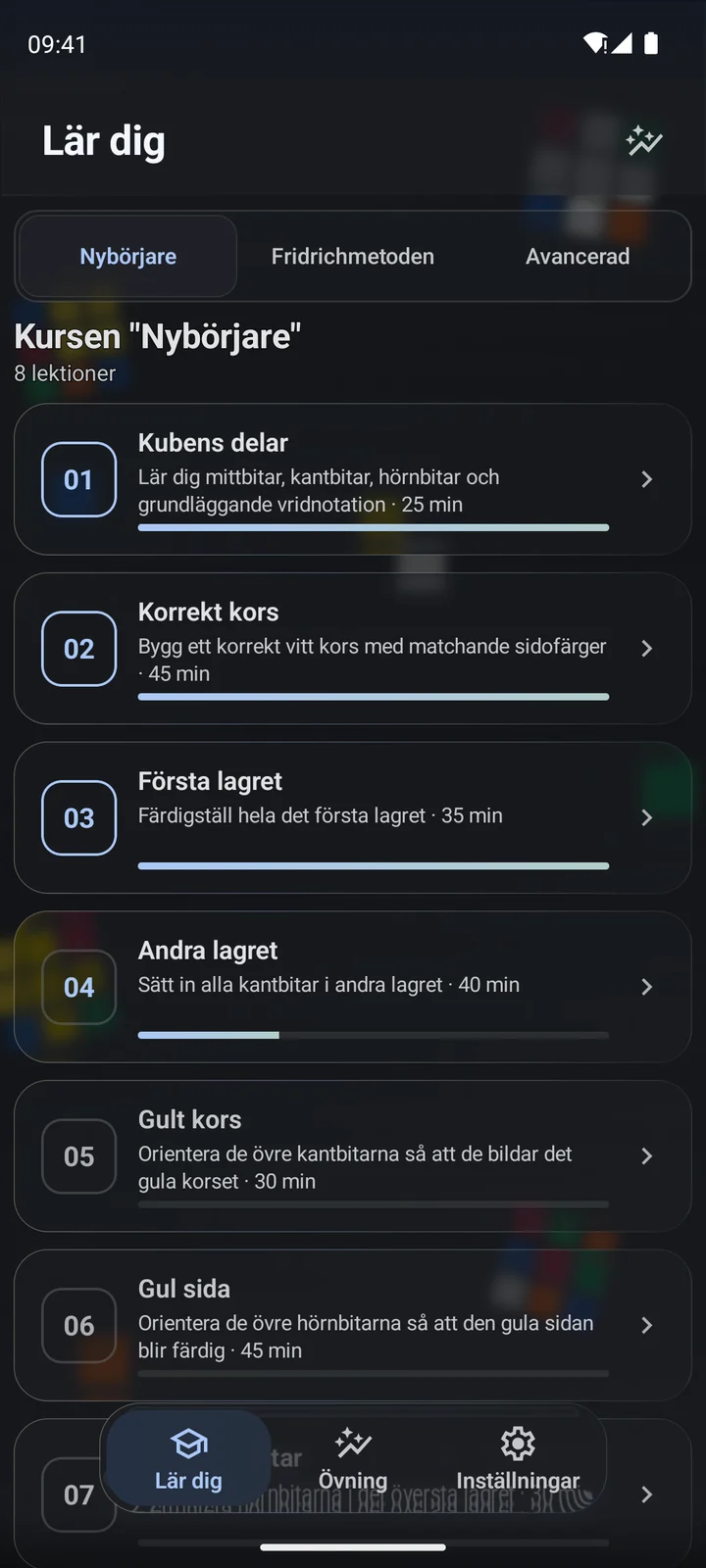 Cubiq · Från nybörjare till avancerade tekniker · Svenska