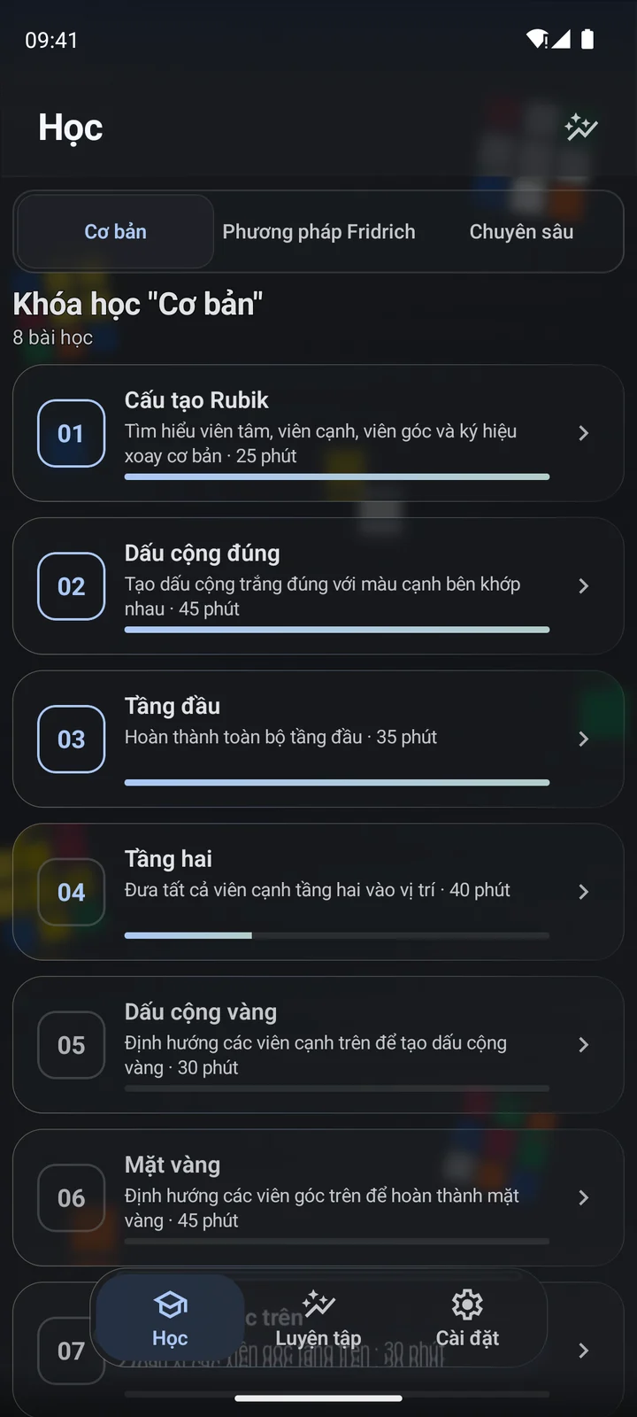 Cubiq · Từ cơ bản đến kỹ thuật nâng cao · Tiếng Việt