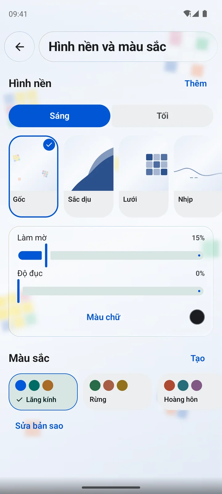 Cubiq · Giao diện của riêng bạn · Tiếng Việt